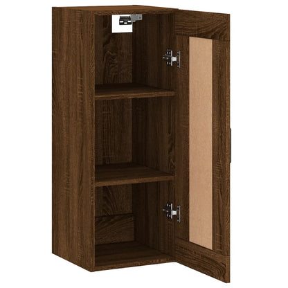 Armoire murale chêne marron 34,5x34x90 cm bois d'ingénierie