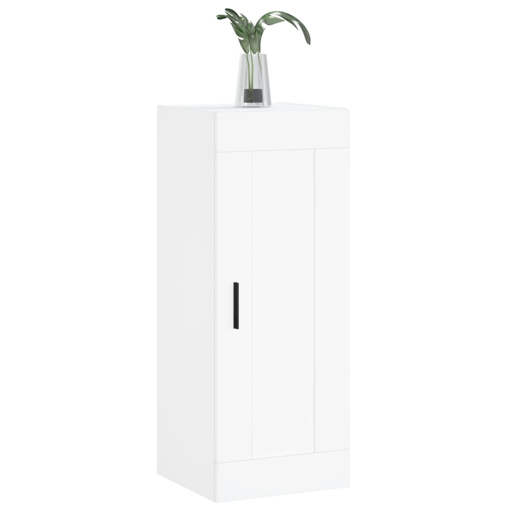 Armoire murale blanc 34,5x34x90 cm bois d'ingénierie