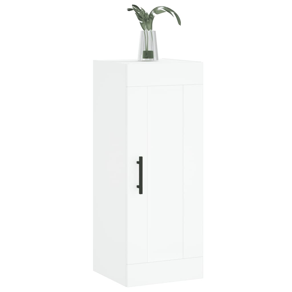 Armoire murale blanc 34,5x34x90 cm bois d'ingénierie