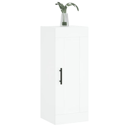 Armoire murale blanc 34,5x34x90 cm bois d'ingénierie