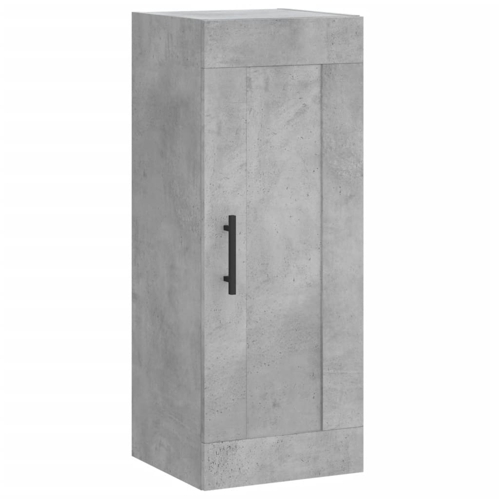 Armoire murale gris béton 34,5x34x90 cm bois d'ingénierie