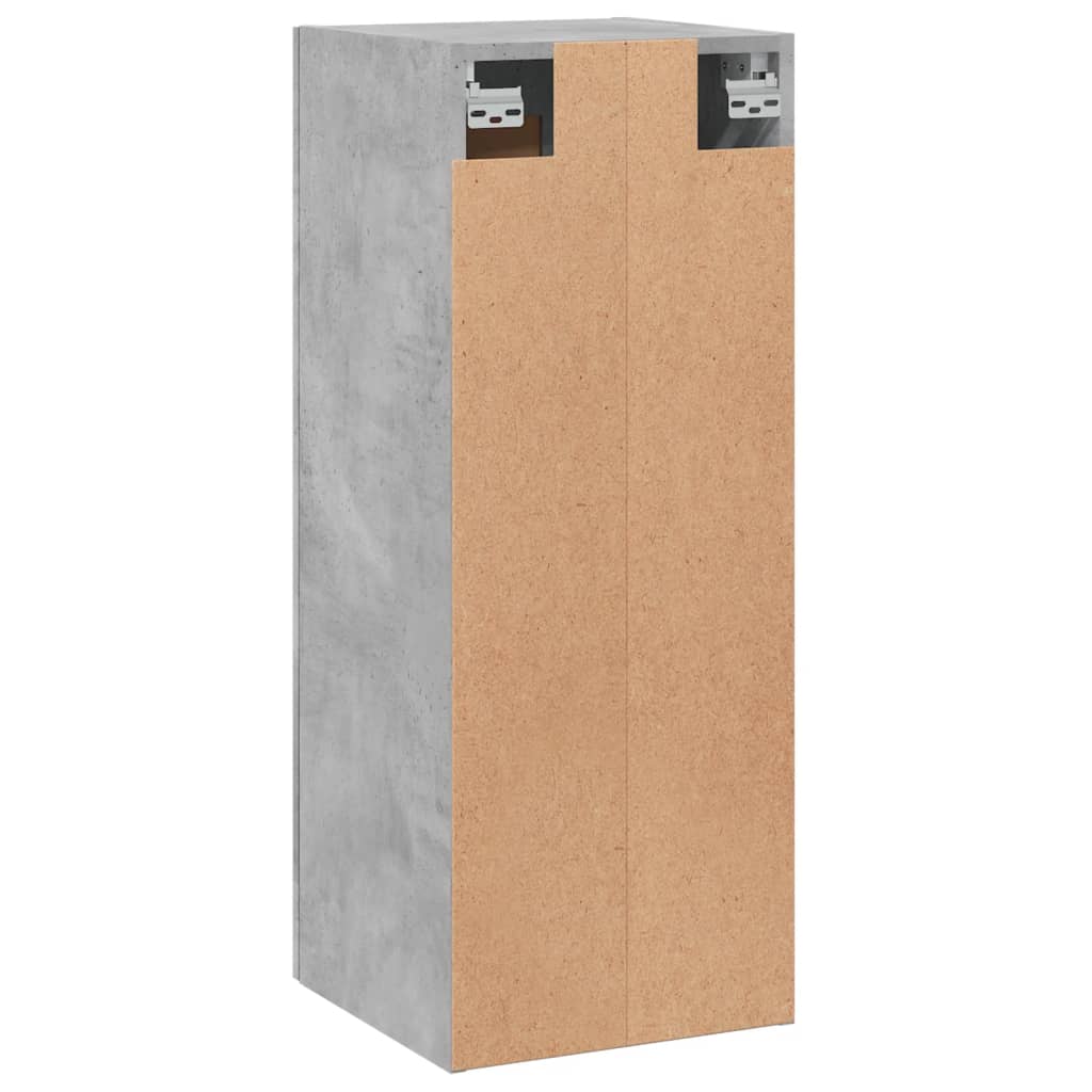 Armoire murale gris béton 34,5x34x90 cm bois d'ingénierie