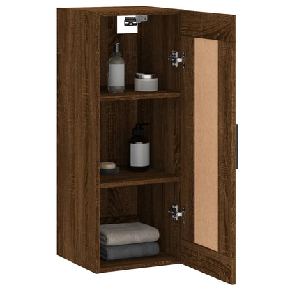 Armoire murale chêne marron 34,5x34x90 cm bois d'ingénierie