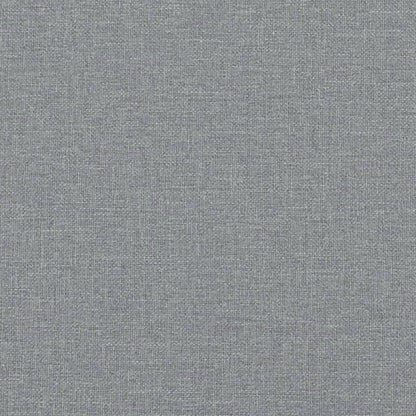 Canapé 2 places avec oreillers gris clair 120 cm tissu