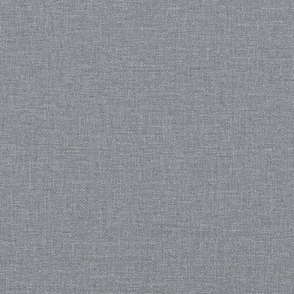 Ensemble de canapés 2 pcs coussins gris clair tissu