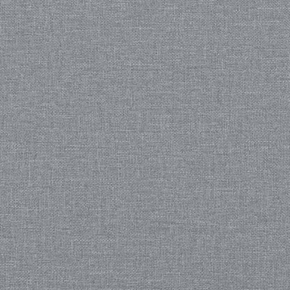 Ensemble de canapés 2 pcs avec coussins Gris clair Tissu