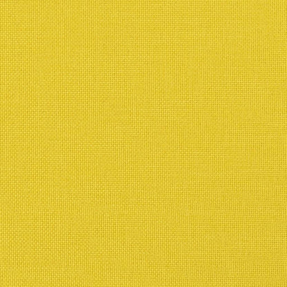 Ensemble de canapés 3 pcs avec coussins Jaune clair Tissu