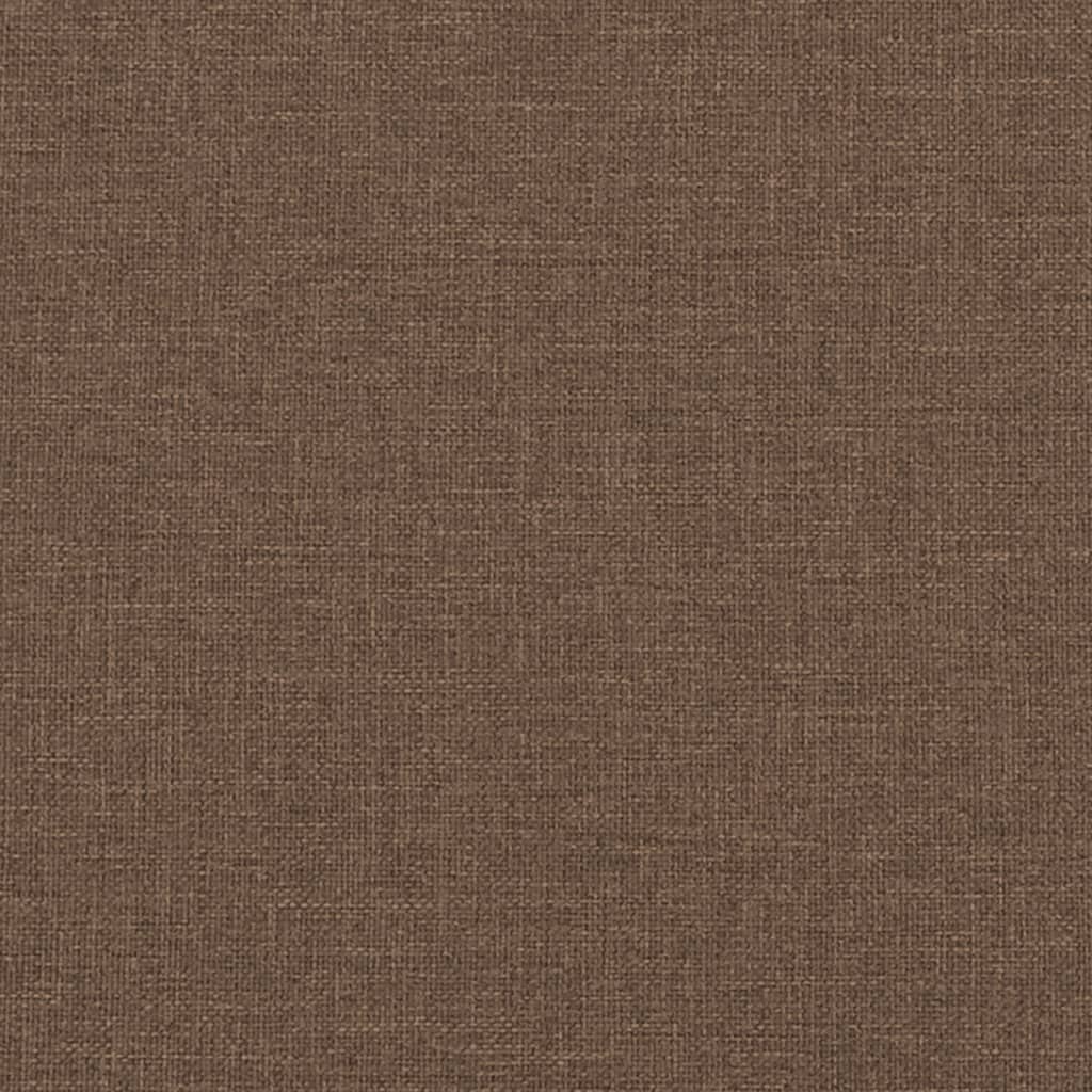 Ensemble de canapés 2 pcs marron tissu