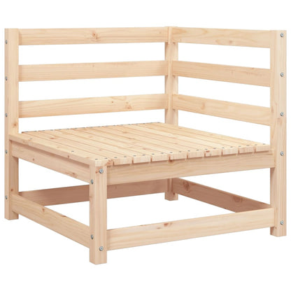 Canapés d'angle de jardin 2 pcs 70x70x67 cm bois de pin massif