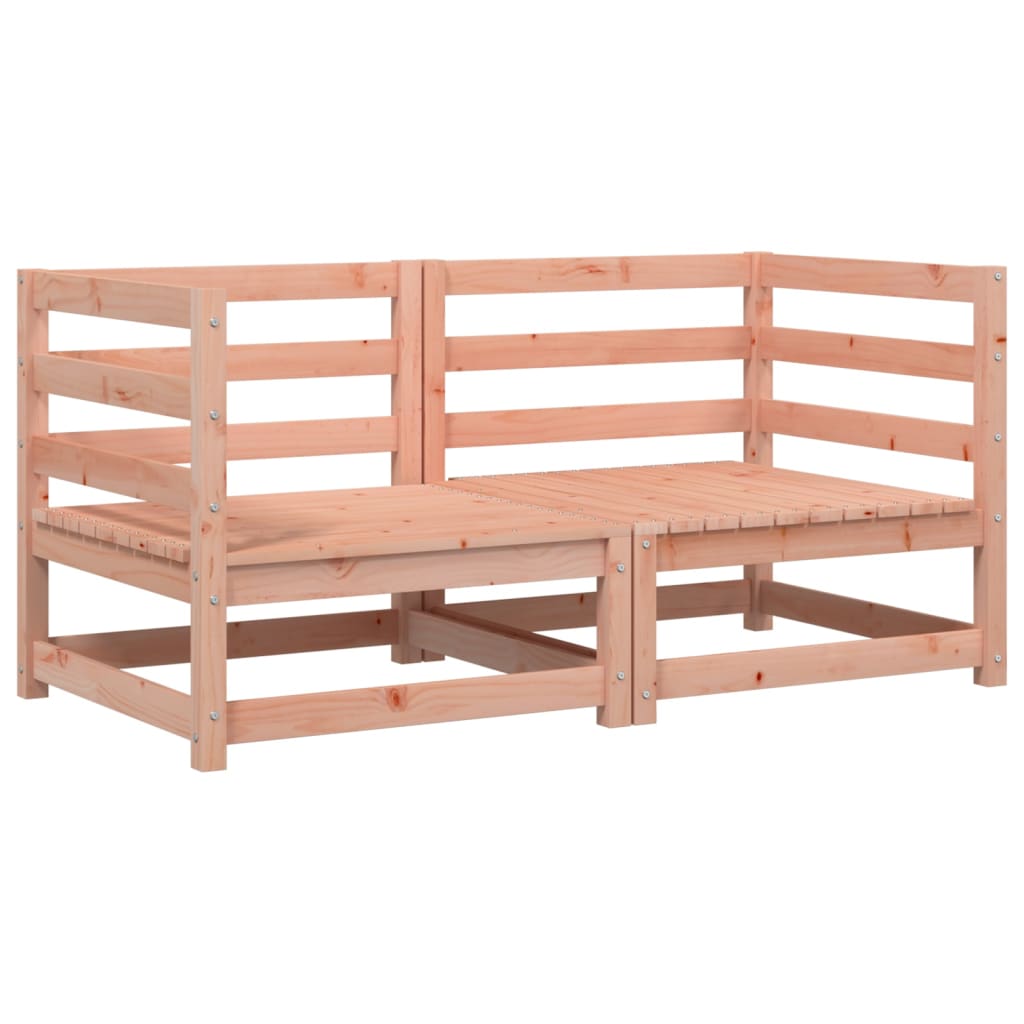 Canapés d'angle de jardin 2 pcs 70x70x67 cm bois massif douglas