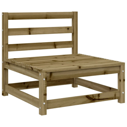 Canapé de jardin sans accoudoirs 70x70x67 cm bois pin imprégné