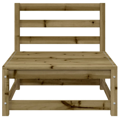 Canapé de jardin sans accoudoirs 70x70x67 cm bois pin imprégné