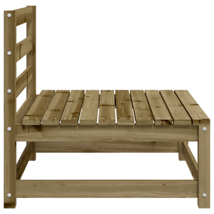 Canapé de jardin sans accoudoirs 70x70x67 cm bois pin imprégné