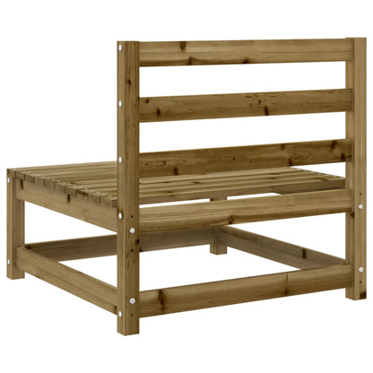 Canapé de jardin sans accoudoirs 70x70x67 cm bois pin imprégné