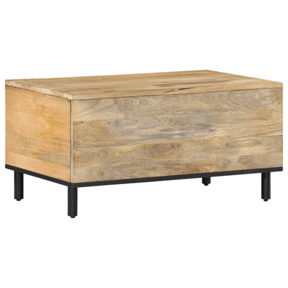 Table basse 80x50x40 cm bois de manguier massif