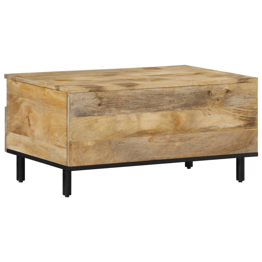 Table basse 80x54x40 cm bois de manguier massif