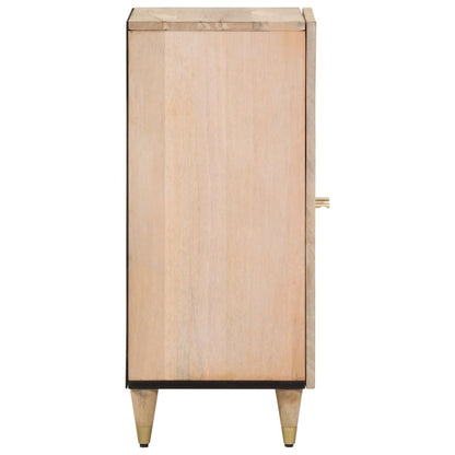 Armoire latérale 40x33x75 cm bois massif de manguier