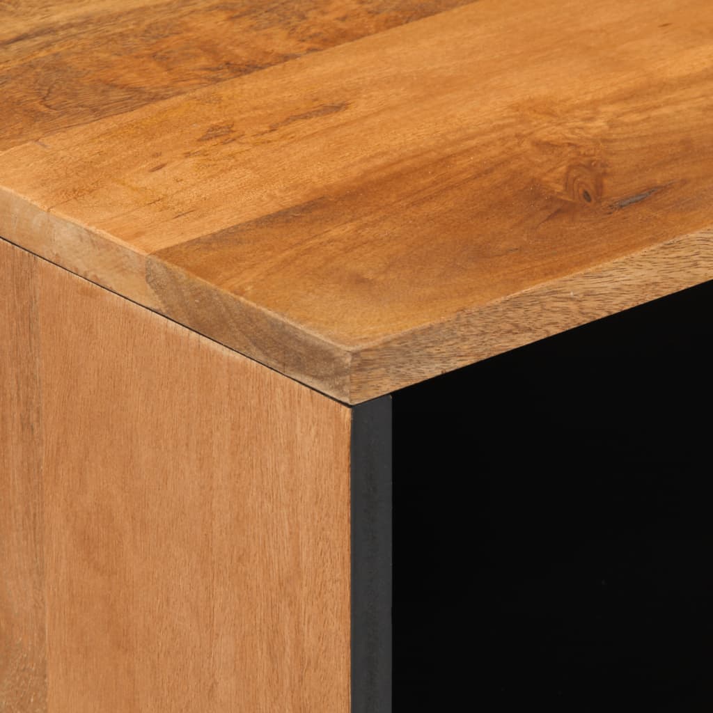 Table de chevet 50x33x62 cm bois de manguier massif