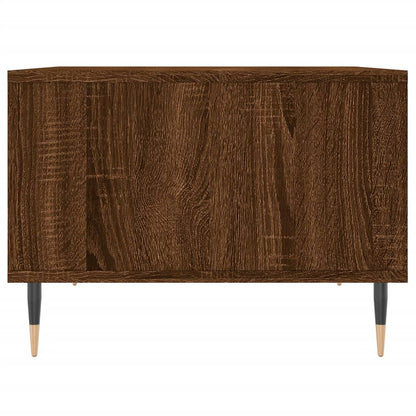 Table basse Chêne marron 60x50x36,5 cm Bois d'ingénierie