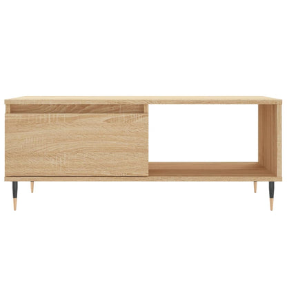 Table basse Chêne sonoma 90x50x36,5 cm Bois d'ingénierie