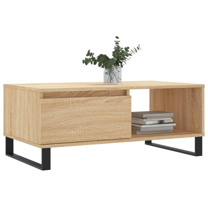 Table basse Chêne sonoma 90x50x36,5 cm Bois d'ingénierie