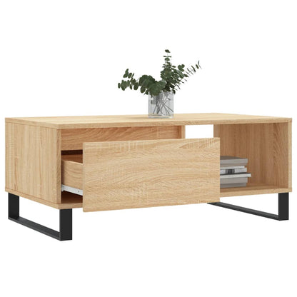 Table basse Chêne sonoma 90x50x36,5 cm Bois d'ingénierie