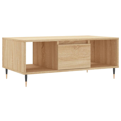 Table basse Chêne sonoma 90x50x36,5 cm Bois d'ingénierie