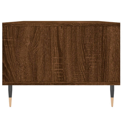 Table basse Chêne marron 90x50x36,5 cm Bois d'ingénierie