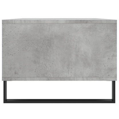 Table basse Gris béton 90x50x36,5 cm Bois d'ingénierie