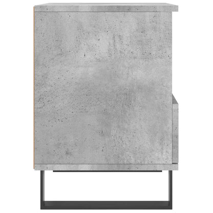 Tables de chevet 2 pcs gris béton 40x35x50 cm bois d’ingénierie