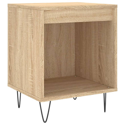 Table de chevet chêne sonoma 40x35x50 cm bois d’ingénierie