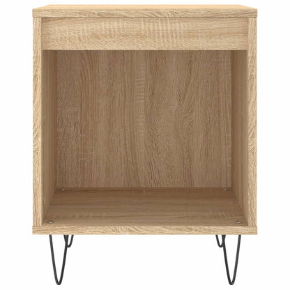 Table de chevet chêne sonoma 40x35x50 cm bois d’ingénierie