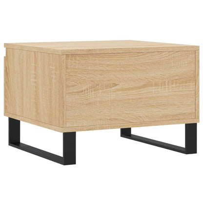 Table basse chêne sonoma 50x46x35 cm bois d'ingénierie