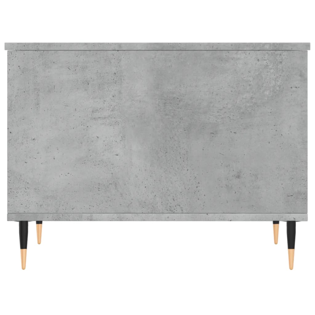 Table basse Gris béton 60x44,5x45 cm Bois d'ingénierie