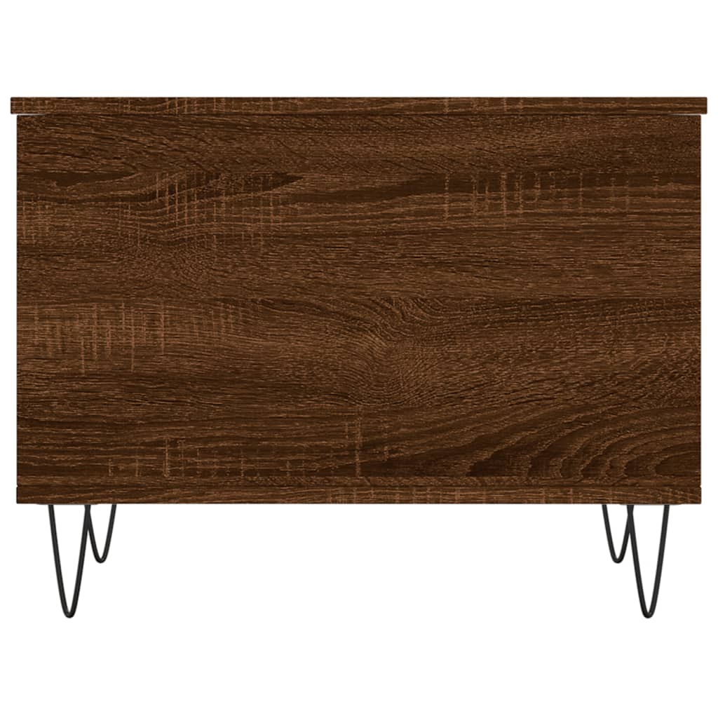 Table basse Chêne marron 60x44,5x45 cm Bois d'ingénierie