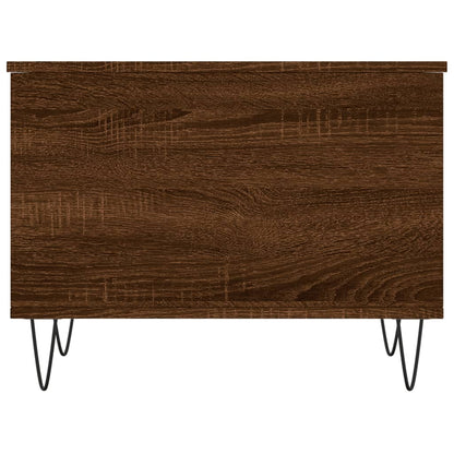 Table basse Chêne marron 60x44,5x45 cm Bois d'ingénierie