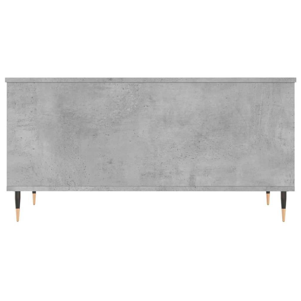 Table basse Gris béton 90x44,5x45 cm Bois d'ingénierie