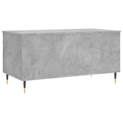 Table basse Gris béton 90x44,5x45 cm Bois d'ingénierie