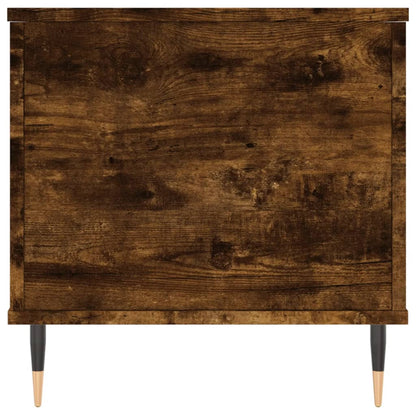 Table basse Chêne fumé 90x44,5x45 cm Bois d'ingénierie