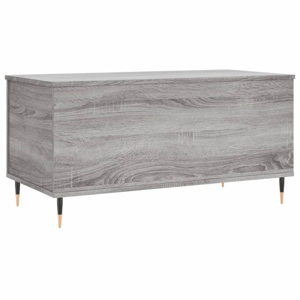 Table basse Sonoma gris 90x44,5x45 cm Bois d'ingénierie