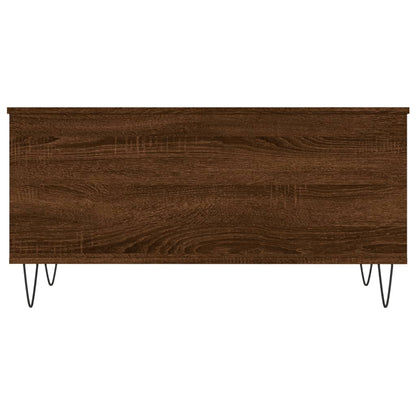 Table basse Chêne marron 90x44,5x45 cm Bois d'ingénierie