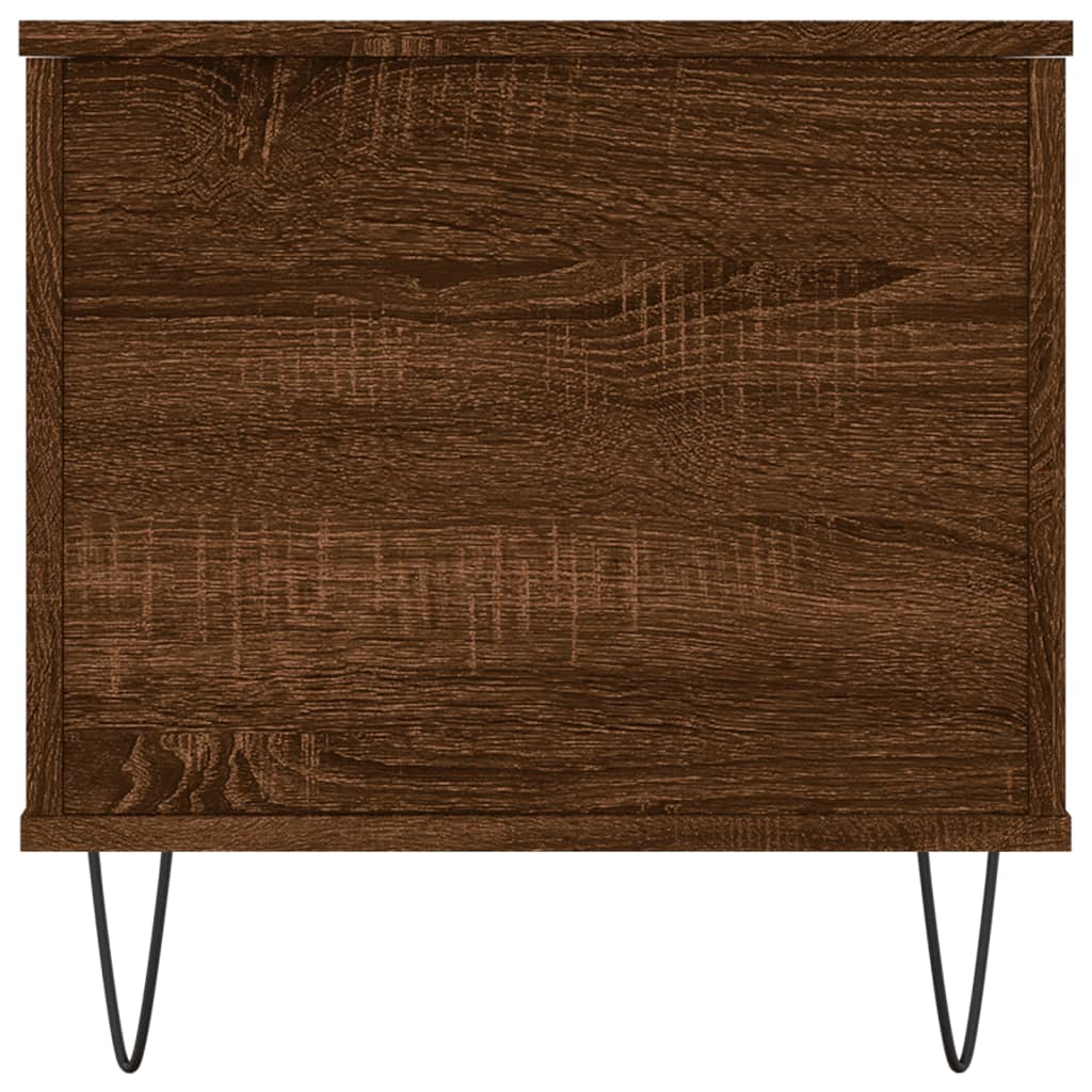 Table basse Chêne marron 90x44,5x45 cm Bois d'ingénierie