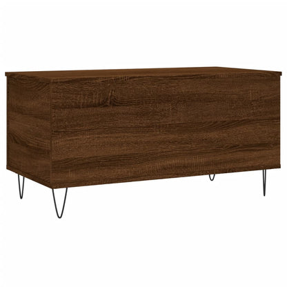 Table basse Chêne marron 90x44,5x45 cm Bois d'ingénierie