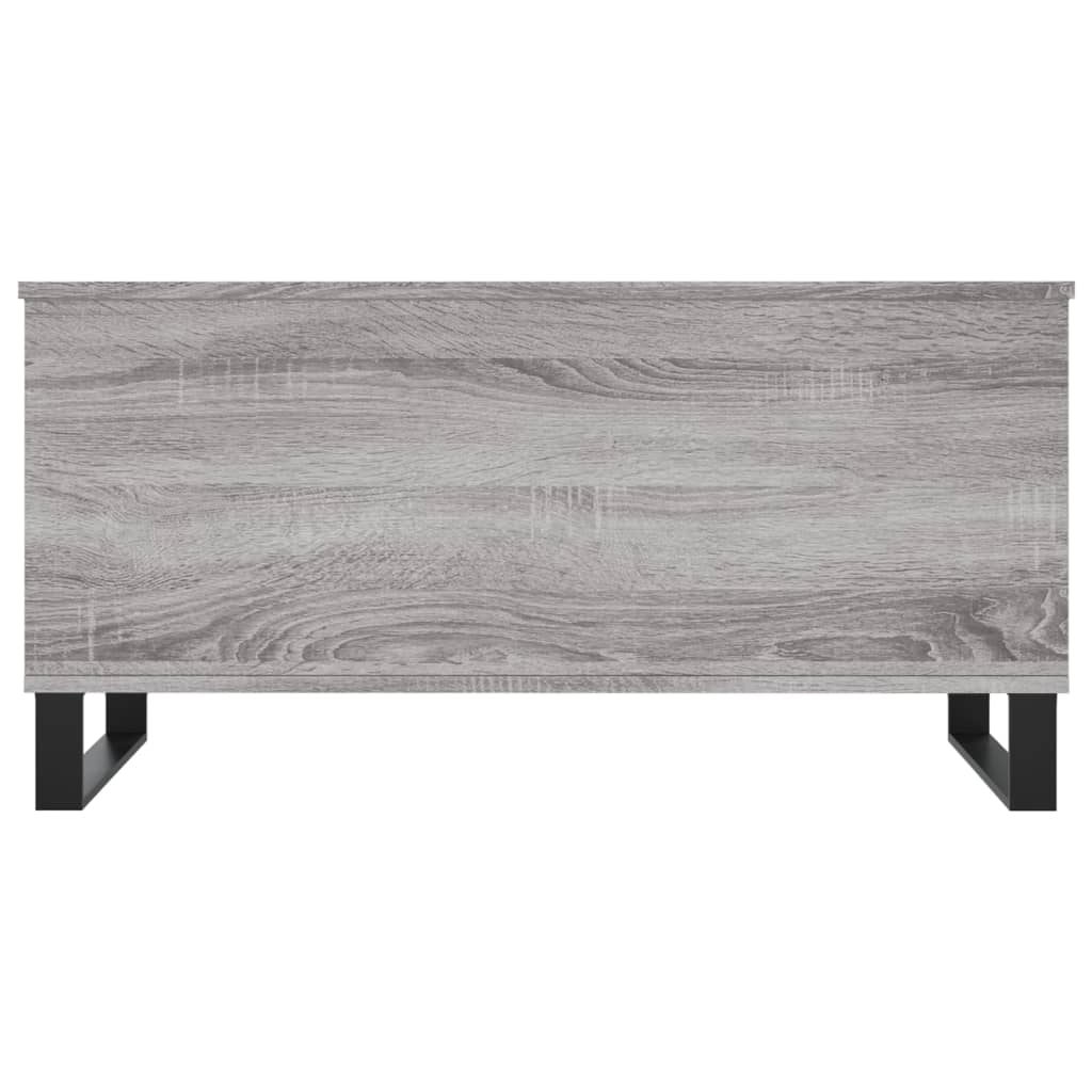 Table basse Sonoma gris 90x44,5x45 cm Bois d'ingénierie