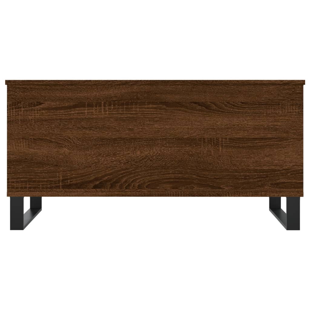 Table basse Chêne marron 90x44,5x45 cm Bois d'ingénierie