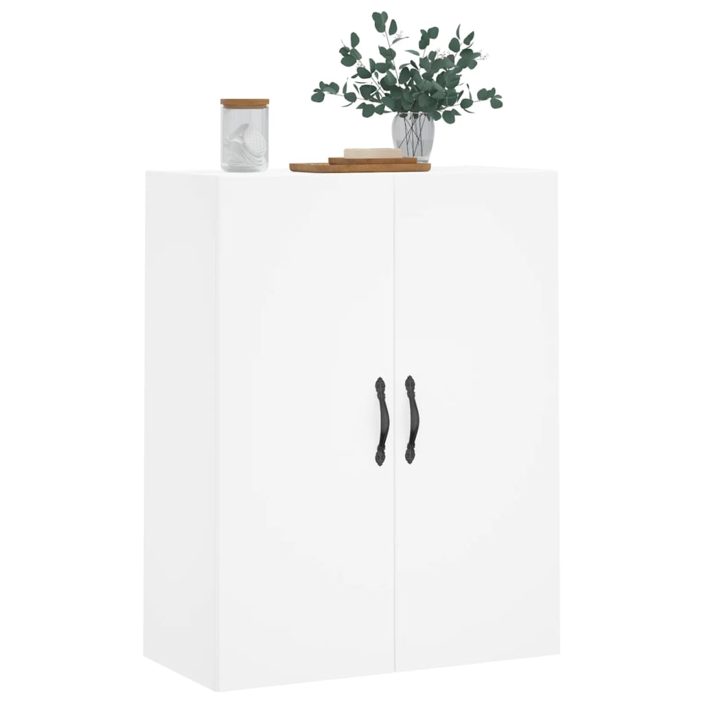 Armoire murale blanc 69,5x34x90 cm bois d'ingénierie