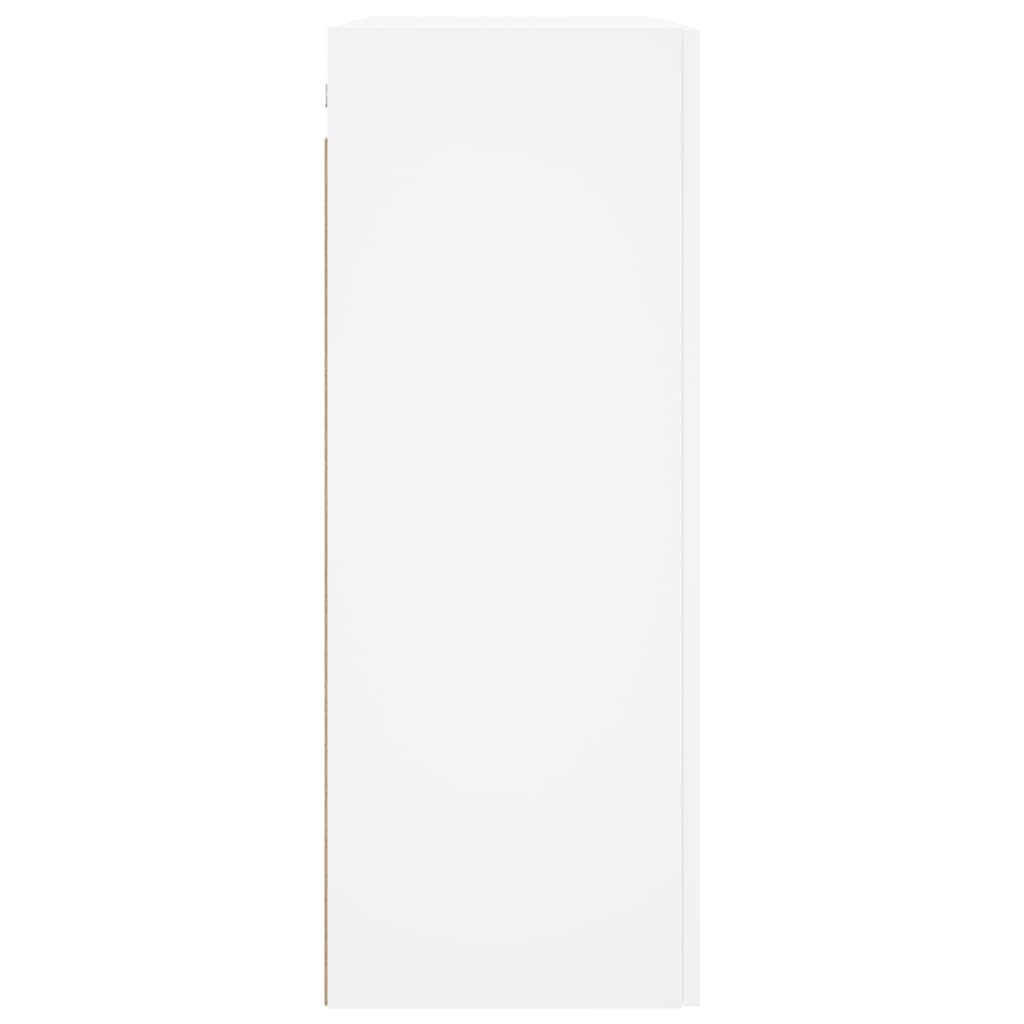 Armoire murale blanc 69,5x34x90 cm bois d'ingénierie