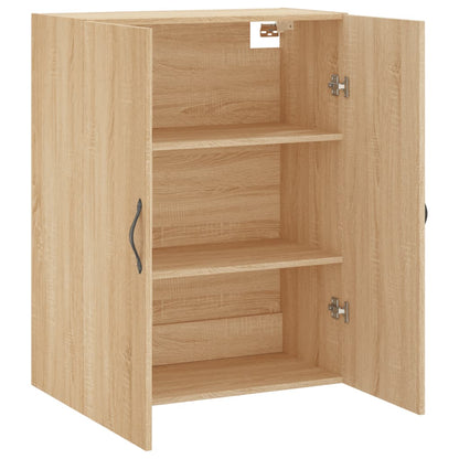 Armoire murale chêne sonoma 69,5x34x90 cm bois d'ingénierie