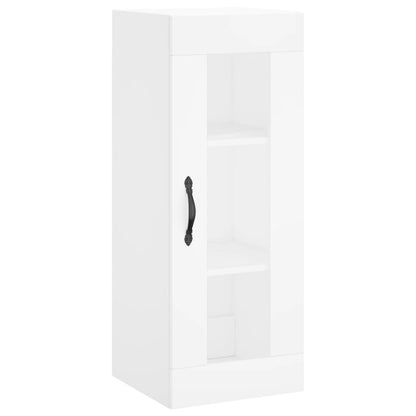 Armoire murale blanc 34,5x34x90 cm