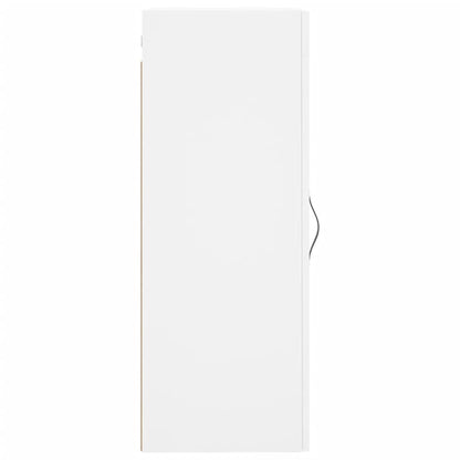 Armoire murale blanc 34,5x34x90 cm